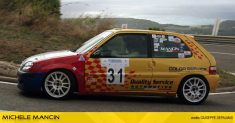 Ad Alghero Michele Mancin vince il Trofeo Italiano Velocità Montagna 2018 nella classe A 1600 Ad Alghero Michele Mancin vince il Trofeo Italiano Velocità Montagna 2018 nella classe A 1600