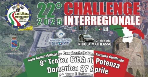Il tricolore Formula Challenge 2025 parte dalle strade di Potenza