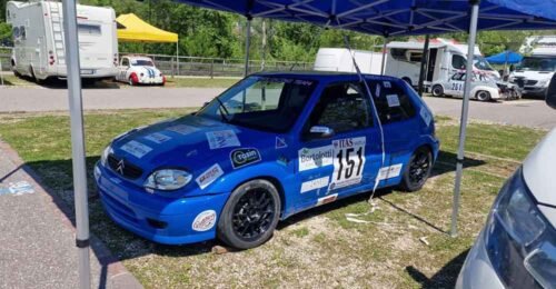 La Saxo del Phoenix Racing Team per il deb Filippo Cristofoletti