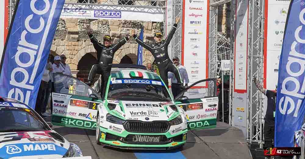Giandomenico Basso e Lorenzo Granai vincono il 43° Rally Due Valli