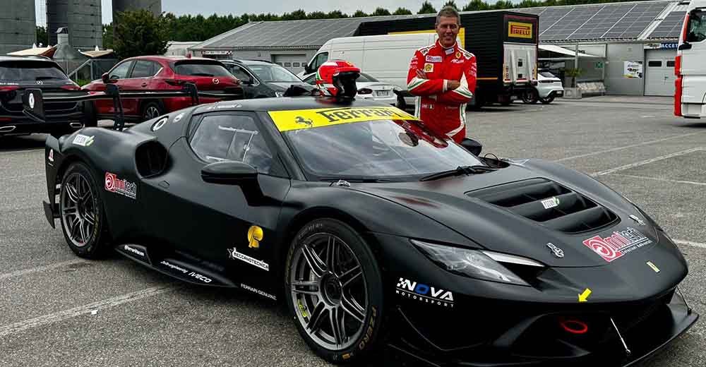 A Trento nel tricolore Supersalita arriva la Ferrari 296 per Peruggini