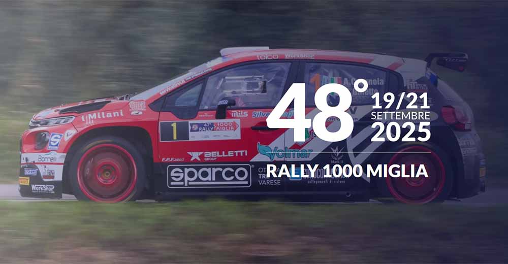 48° Rally 1000 Miglia: svelato il percorso dell'edizione 2025