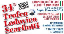 Il 34° Trofeo Lodovico Scarfiotti con doppio tricolore dal 25 al 27 Luglio