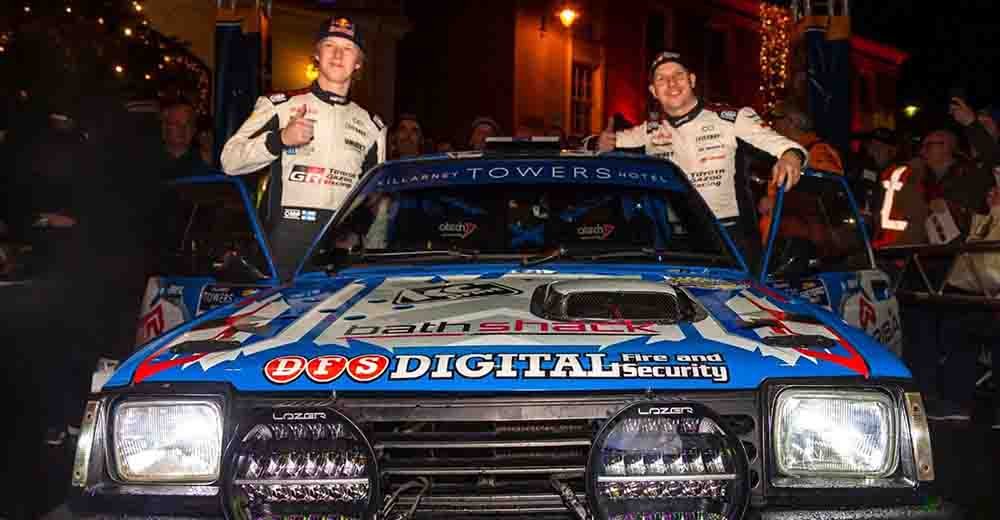 Kalle Rovanpera a Rallylegend con la Toyota Starlet