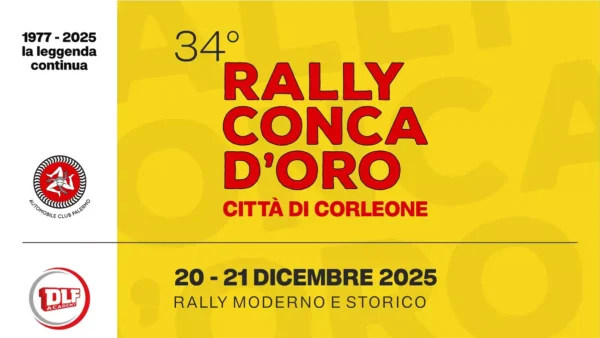 Il venti e ventuno dicembre ritorna il Rally Conca d'Oro