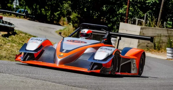 Alberto Scarafone in azione con Osella PA21 Gruppo CN nel Campionato Italiano Supersalita 2025