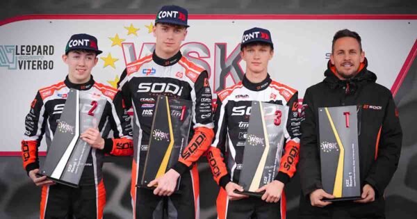WSK Euro Series Viterbo podio Sodikart KZ2