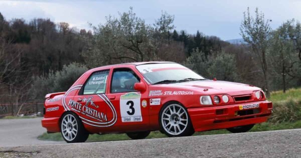 Valter Pierangioli all’Historic Rally Vallate Aretine 2026 in azione su Portole