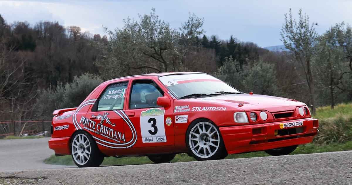 Valter Pierangioli all’Historic Rally Vallate Aretine 2026 in azione su Portole