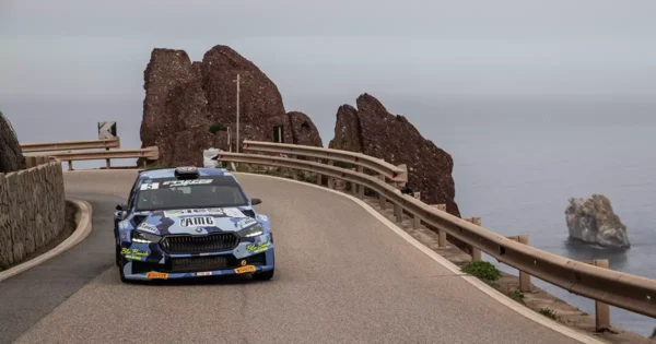 Percorso del 4º Rally Sulcis Iglesiente tra Iglesias e Carbonia