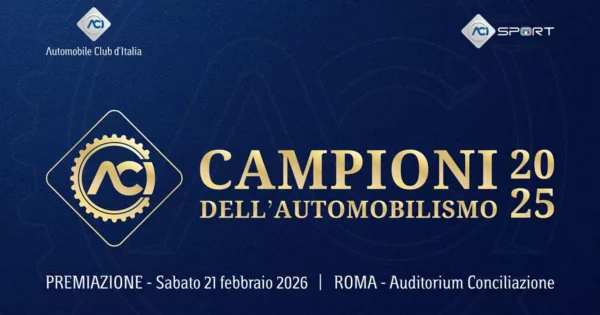 Premiazione Campioni dell’Automobilismo 2025 all’Auditorium Conciliazione di Roma
