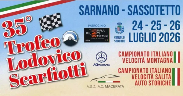 Trofeo Lodovico Scarfiotti 2026 Sarnano Sassotetto