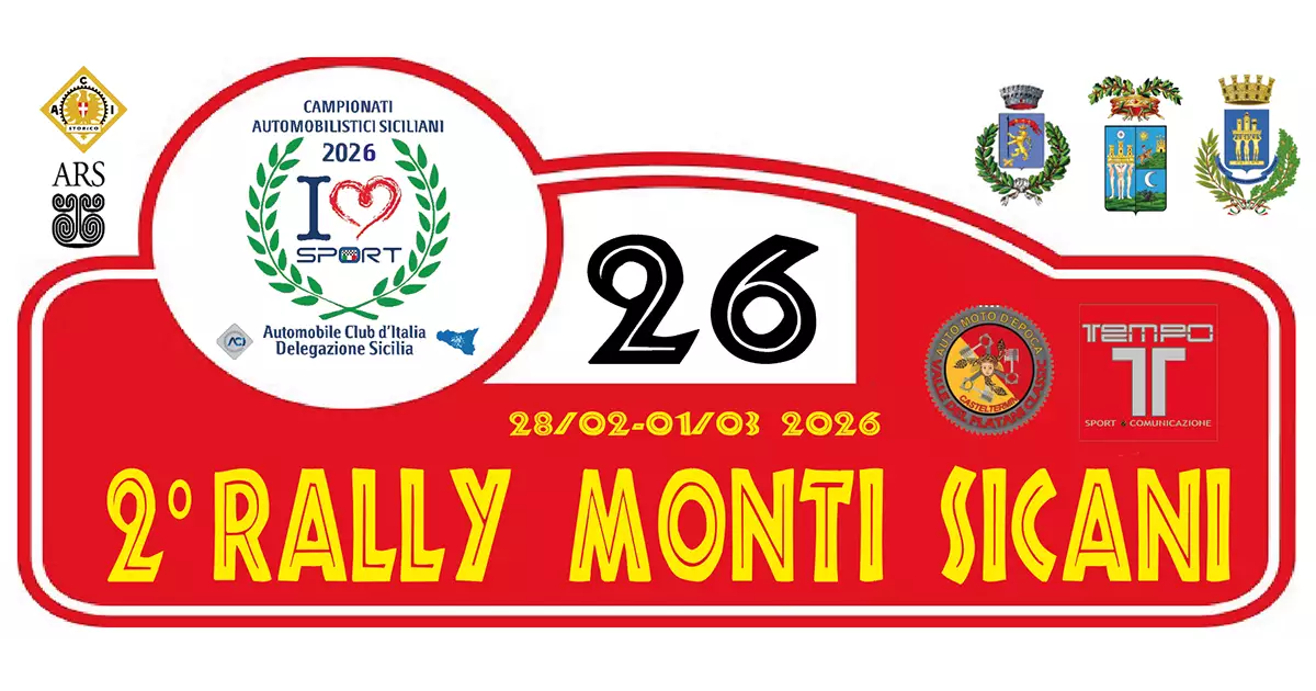 Rally Monti Sicani rinviato nell’Agrigentino 2026
