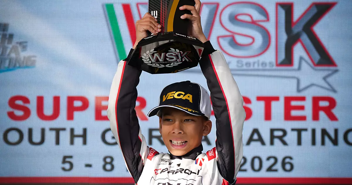 Tre vittorie Parolin Lonato nel WSK Super Master Series